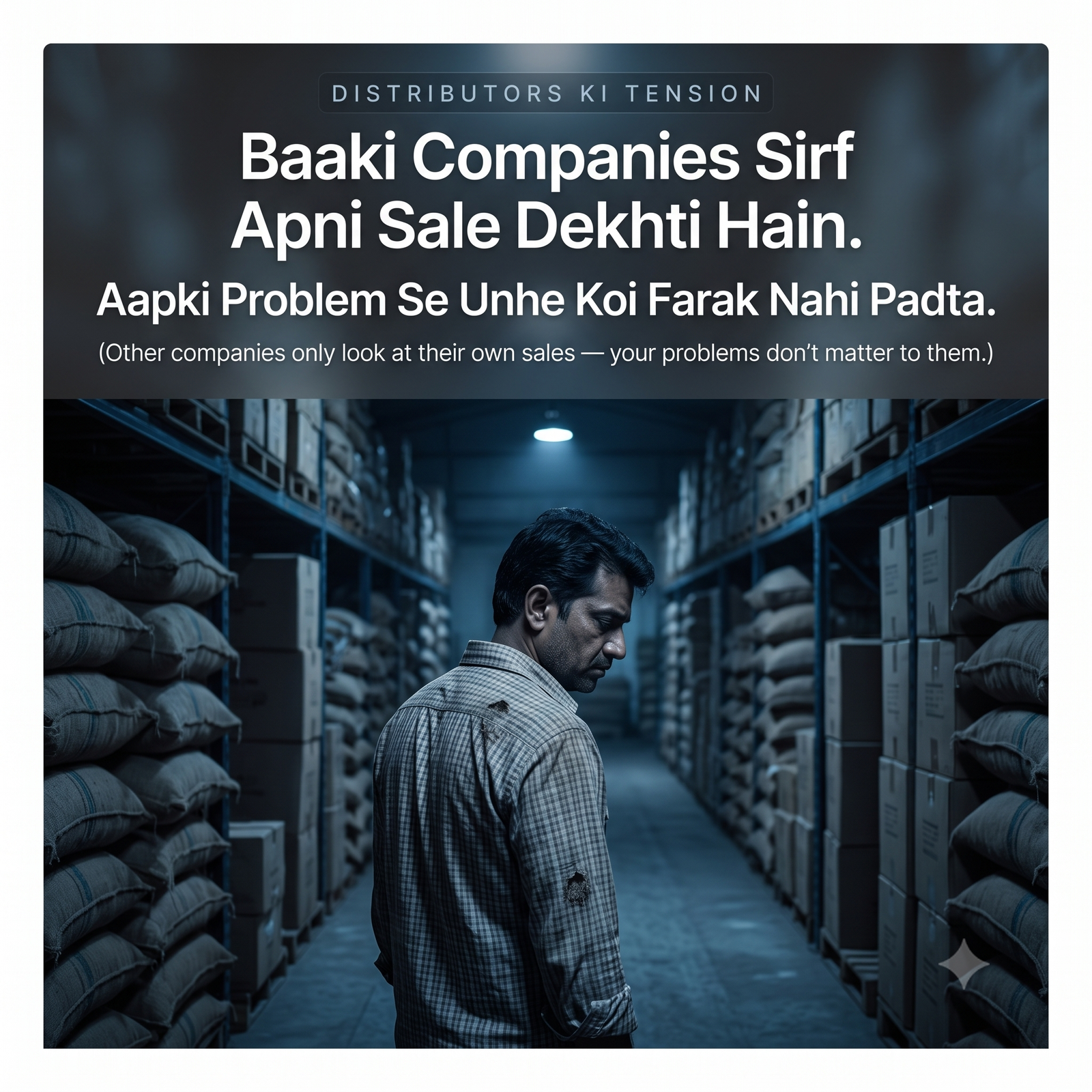 Other companies only watch their own sales.