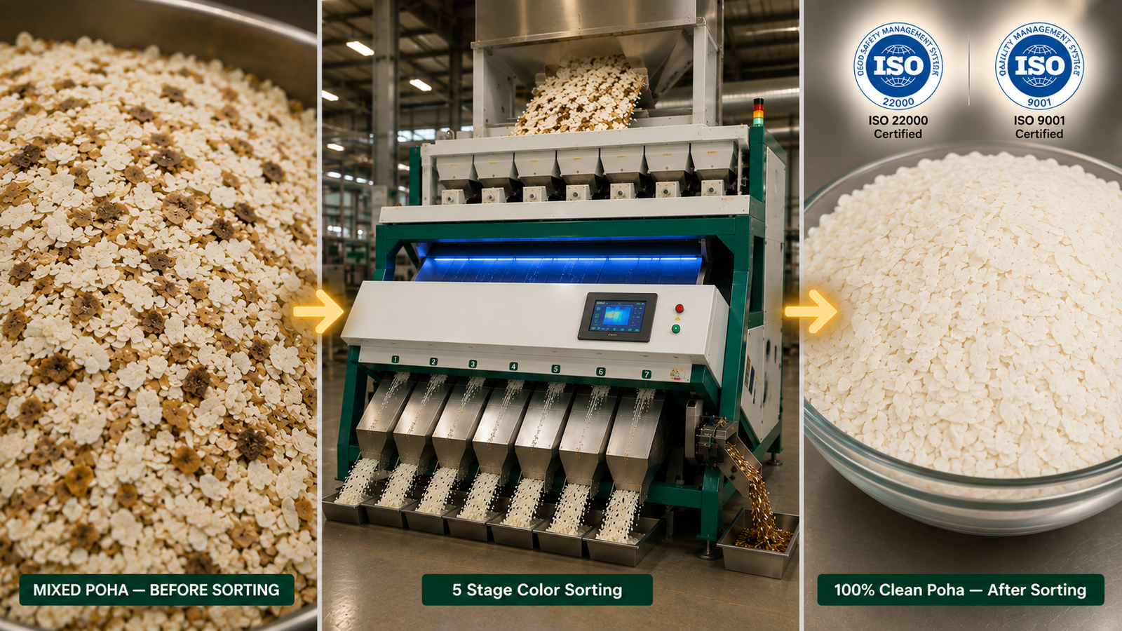 Colour sorting technology
