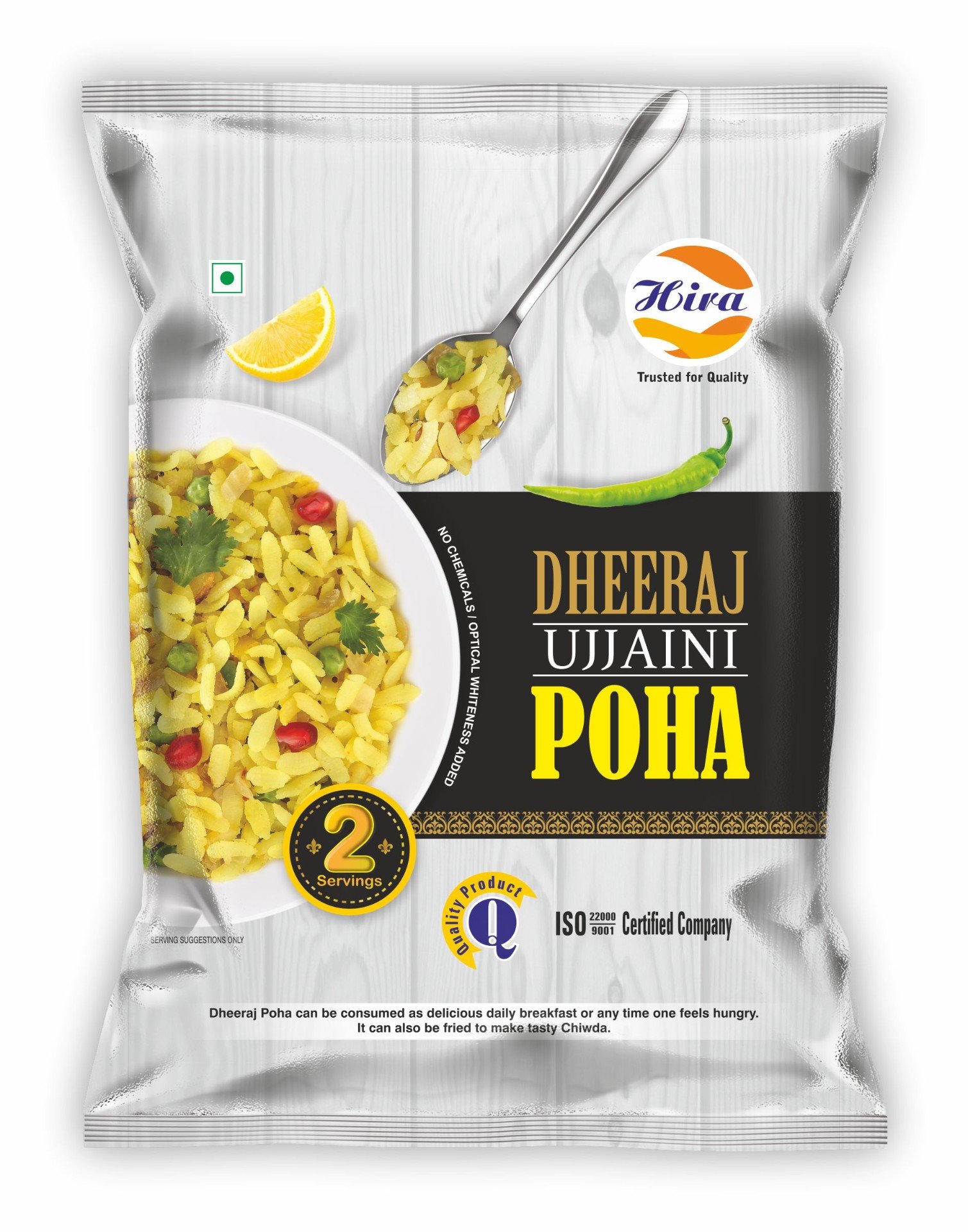 Ujjaini Poha product package